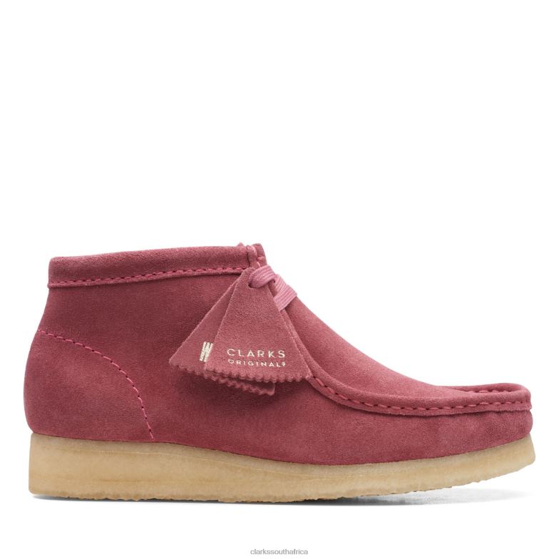 Pink Clarks Wallabee Boot 840403147 Women Clarks Pink