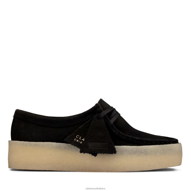 Wallabee Cup Clarks Black 840403023 Women Clarks Black Nubuck