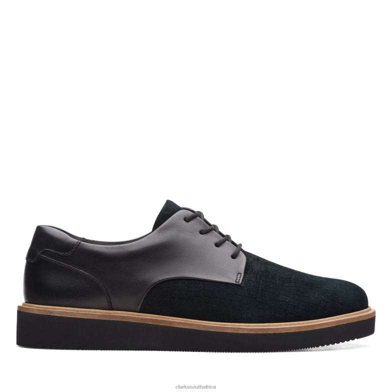 Baille Lace Black Combi Clarks 840403086 Women Clarks Black Combi