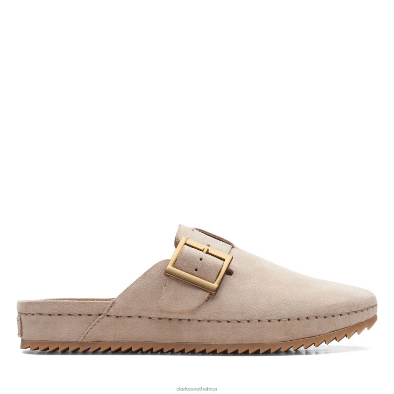 Clarks Brookleigh Mule Sand Suede 840403258 Women Clarks Sand Suede