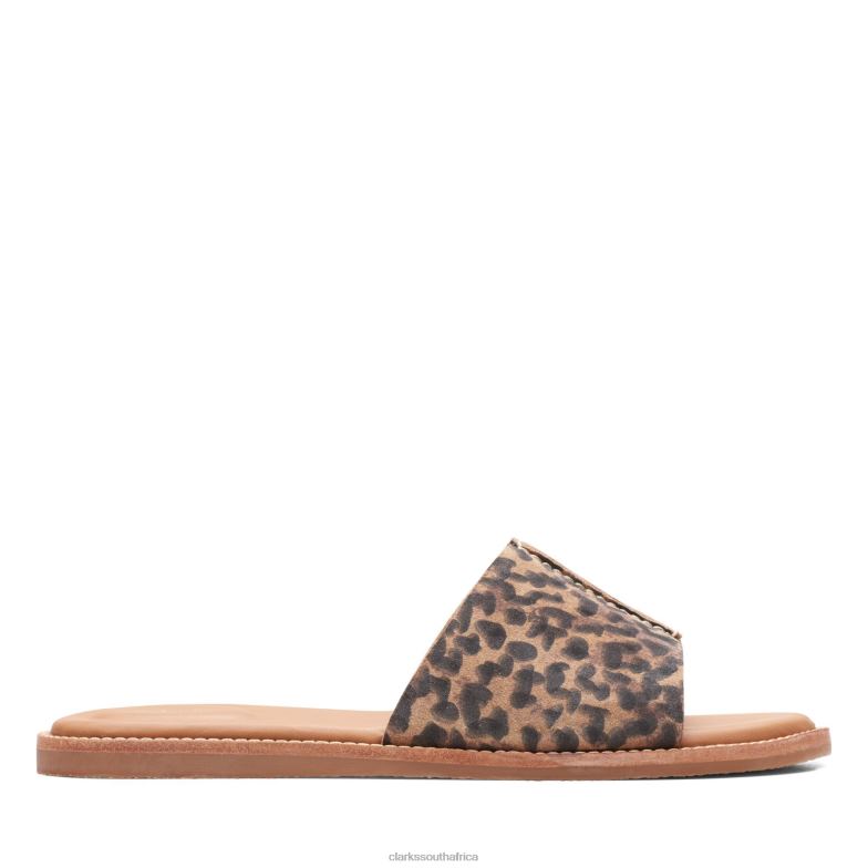 Leopard Print Karsea Mule Clarks 840403332 Women Clarks Leopard Print