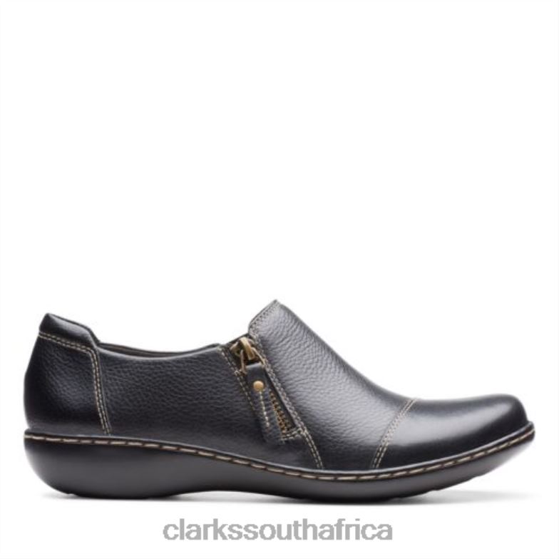 Ashland Palm Clarks Black Leather 840403901 Women Clarks Black Leather