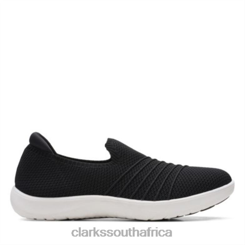 Black Knit Clarks Adella Step 840403872 Women Clarks Black Knit