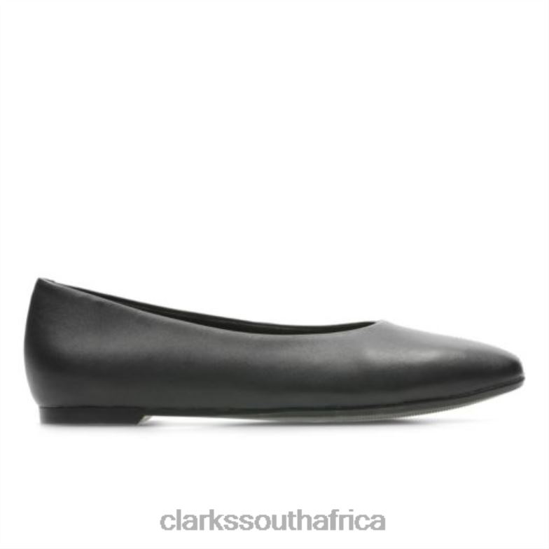 Chia Violet Black Leather Clarks 840403886 Women Clarks Black Leather