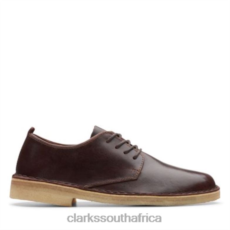 Clarks Chestnut Leather Desert London 840404001 Women Clarks Chestnut Leather