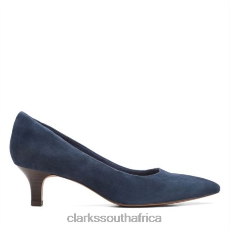 Clarks Shondrah Jade Navy Suede 840403970 Women Clarks Navy Suede