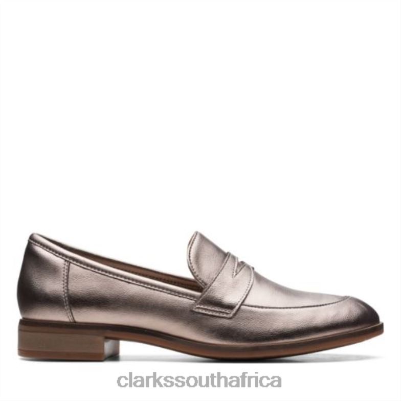 Clarks Trish Rose Gold Metallic 840403946 Women Clarks Gold Metallic