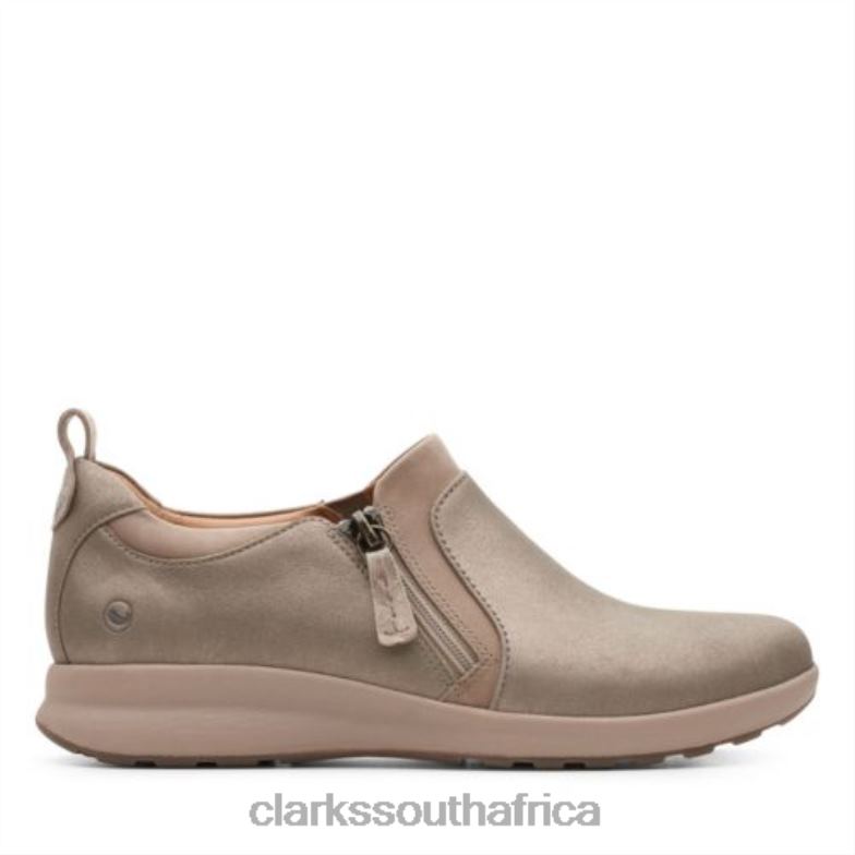 Clarks Un Adorn Zip Taupe 840403930 Women Clarks Taupe