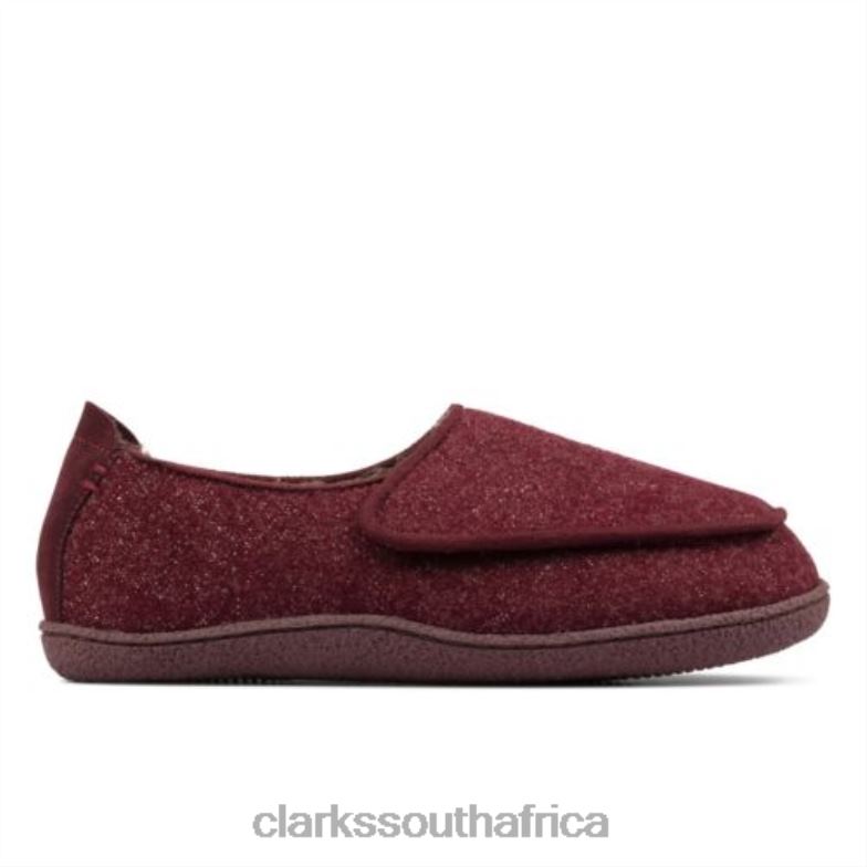 Home Charm Clarks Burgundy Intrest 840403895 Women Clarks Burgundy Intrest