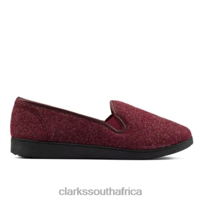 Marsha Belle Burgundy Intrest Clarks 840404006 Women Clarks Burgundy Intrest