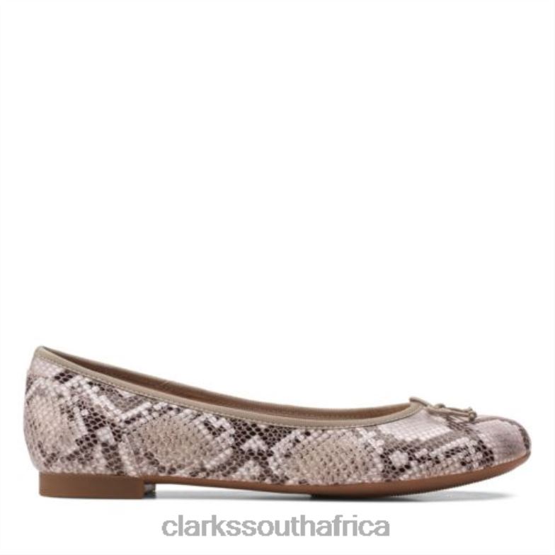 Natural Snake Clarks Couture Bloom 840403939 Women Clarks Natural Snake