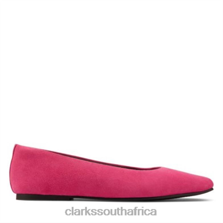 Pink Suede Clarks Pure Ballet2 840403944 Women Clarks Pink Suede