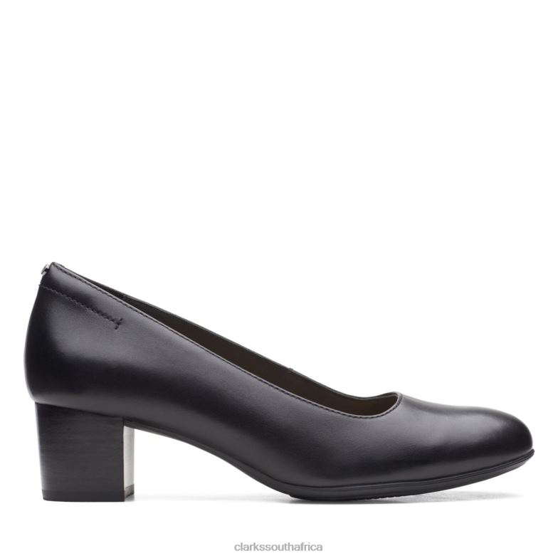 Leather Clarks Linnae Pump 840406200 Women Clarks Black Leather