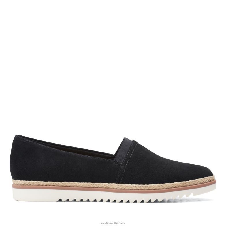 Serena Paige Clarks Black Suede 840403215 Women Clarks Black Suede