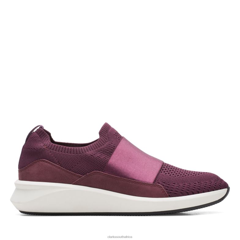 Un Rio Knit Clarks Purple 840403141 Women Clarks Purple