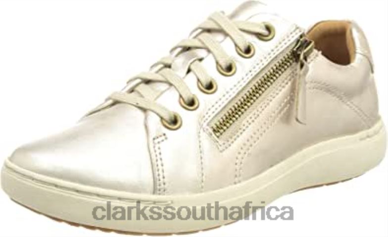 Women's Nalle Lace Sneaker Clarks Platinum 840401837 Women Clarks