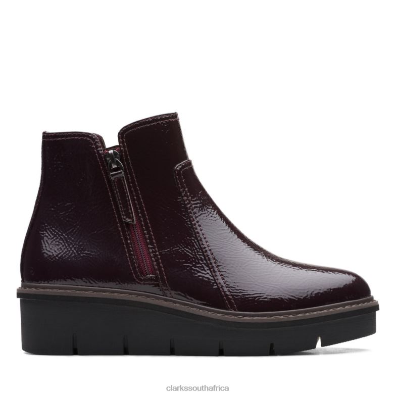 Airabell Zip Burgundy Burgundy Clarks 840406438 Women Clarks Burgundy