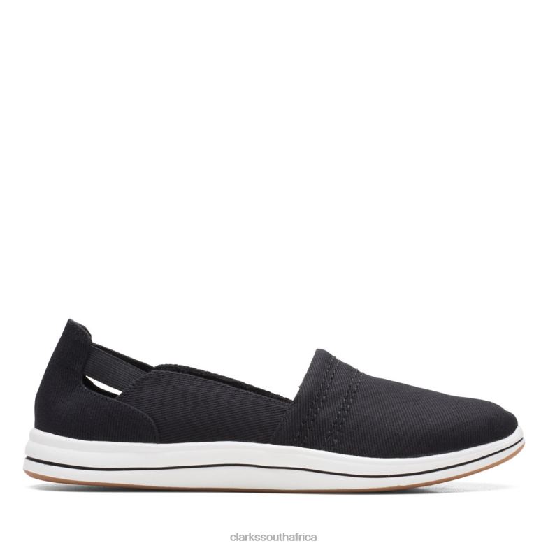 Black Clarks Breeze Step Black 840406419 Women Clarks Black